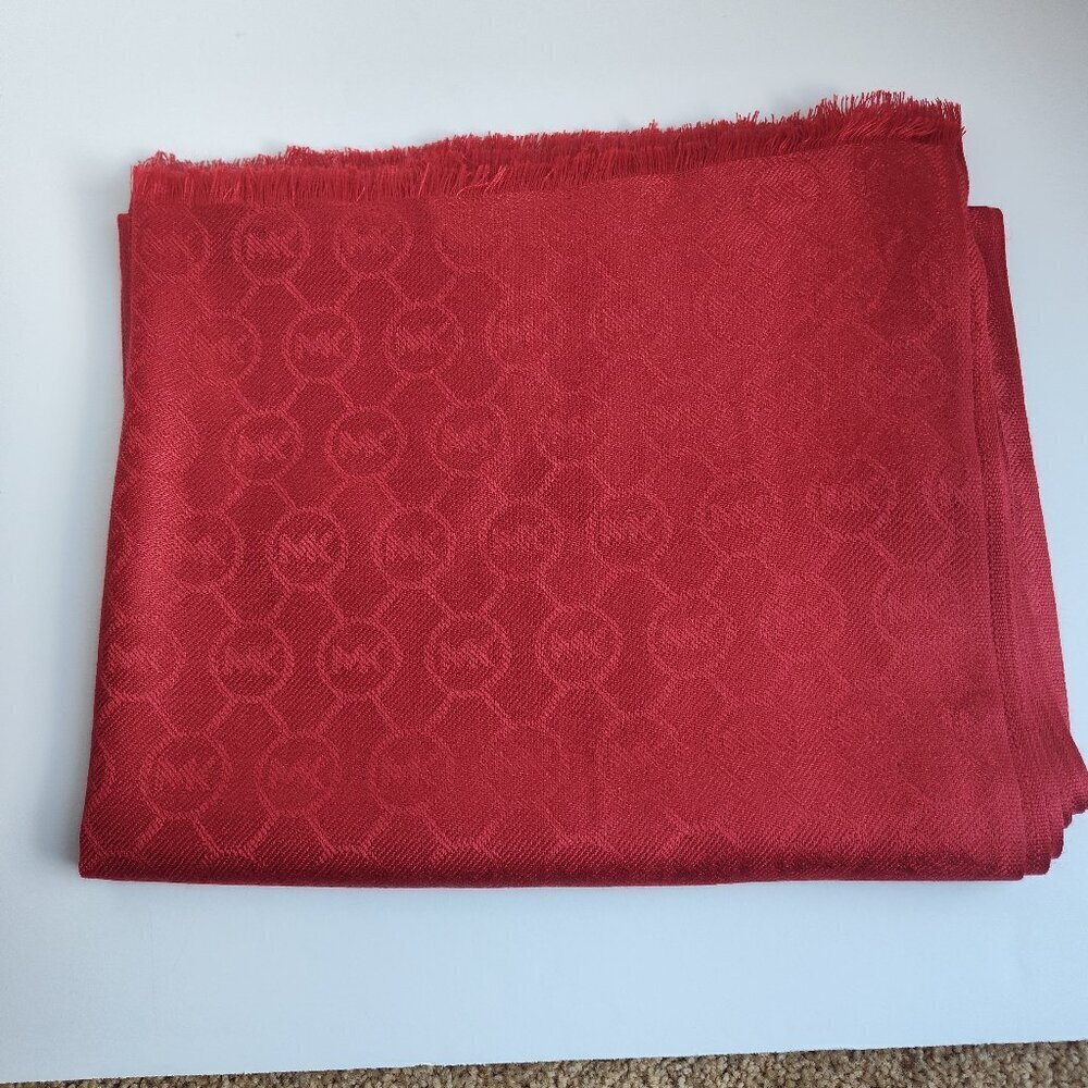 Ladies Michael Michael Kors Red Scarf
